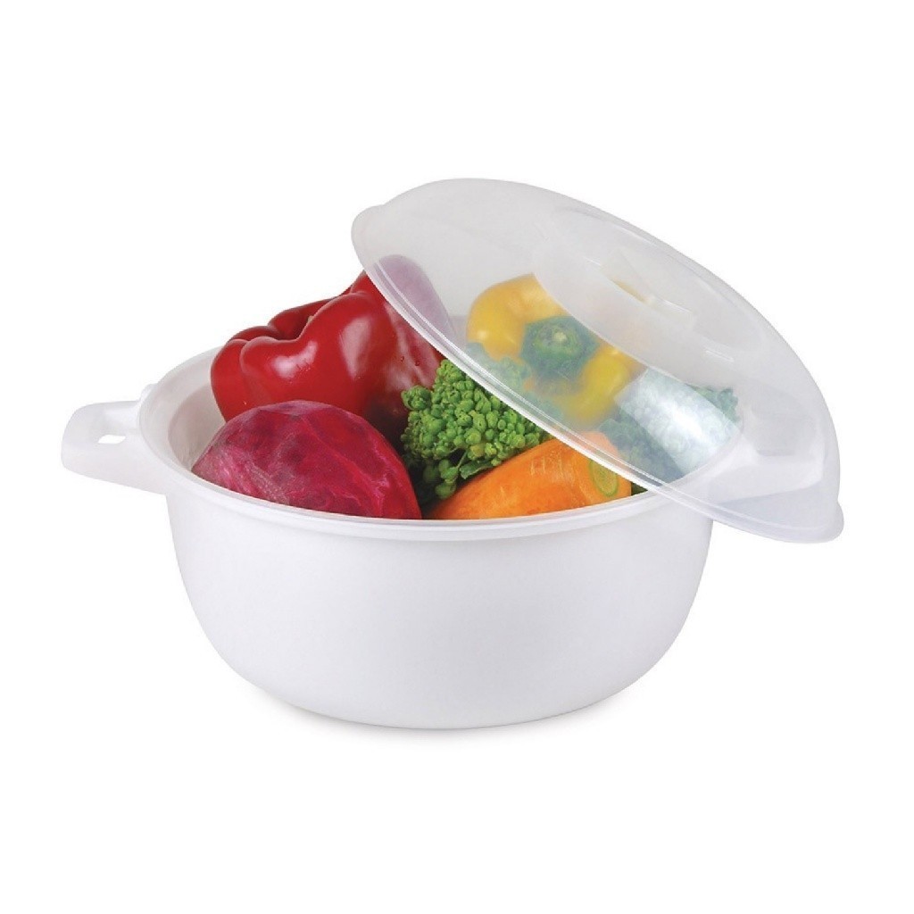 Panela de Microondas Água A Vapor Caçarola Legumes Vegetais Arroz Batata Mandioca Plasútil