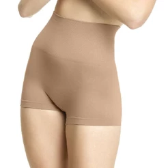 Calcinha Boxer Modeladora Sem Costura Bege