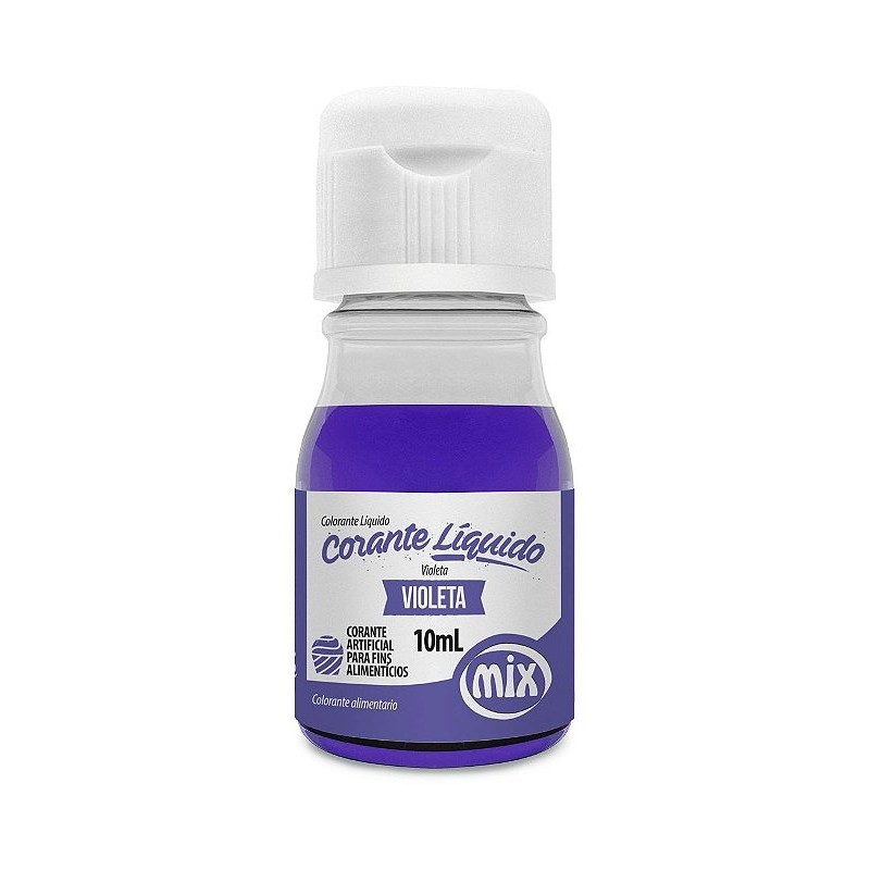 Corante Liquido Violeta 10ml Mix