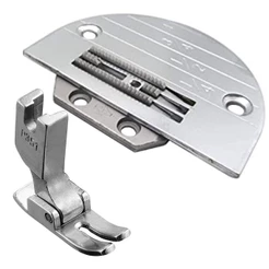Chapa Agulha 4 Carreira Longo Dente Calcador Reta Industrial