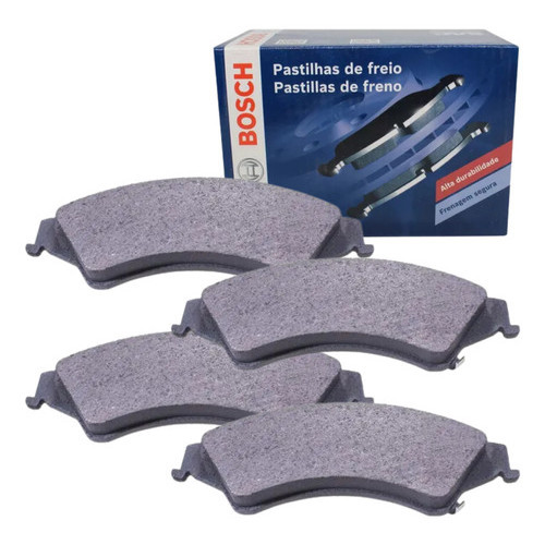 Kit 4 Pastilha Freio Dianteiro Original Bosch Ranger 2017 A 2022