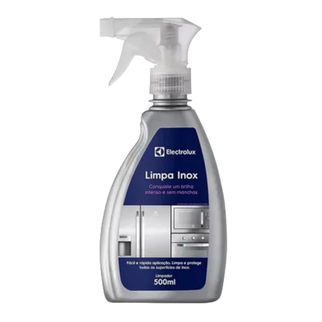 Limpa Inox Limpeza e Proteção Electrolux 500ml Em Spray