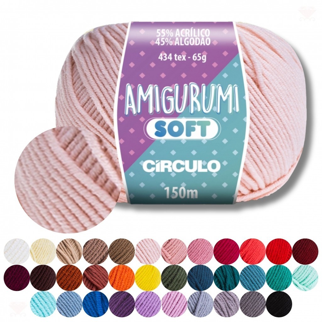 Fio Circulo Amigurumi Soft 150 M Com 65G