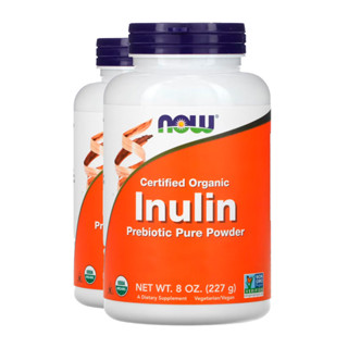Kit 2x Inulina Pó Puro Prebiótico Now Foods Orgânico 227g Importado/Made in Usa em Oferta na Shopee