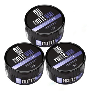 Cera Capilar Matte Wax Big Barber 75g Efeito Seco Caixa Com 3 Unidades em Oferta na Shopee