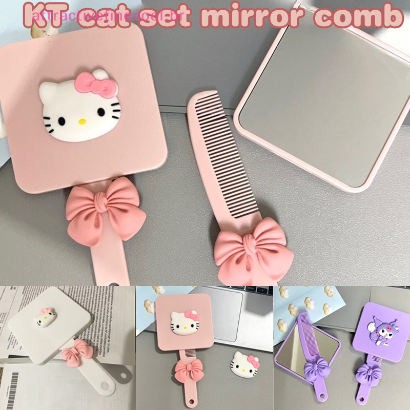 AFC Cute Portable Sanrio Portátil Maquiagem Com Cabo Retráctil Mirror Cartoon Hello Kitty De Aniversário HOT