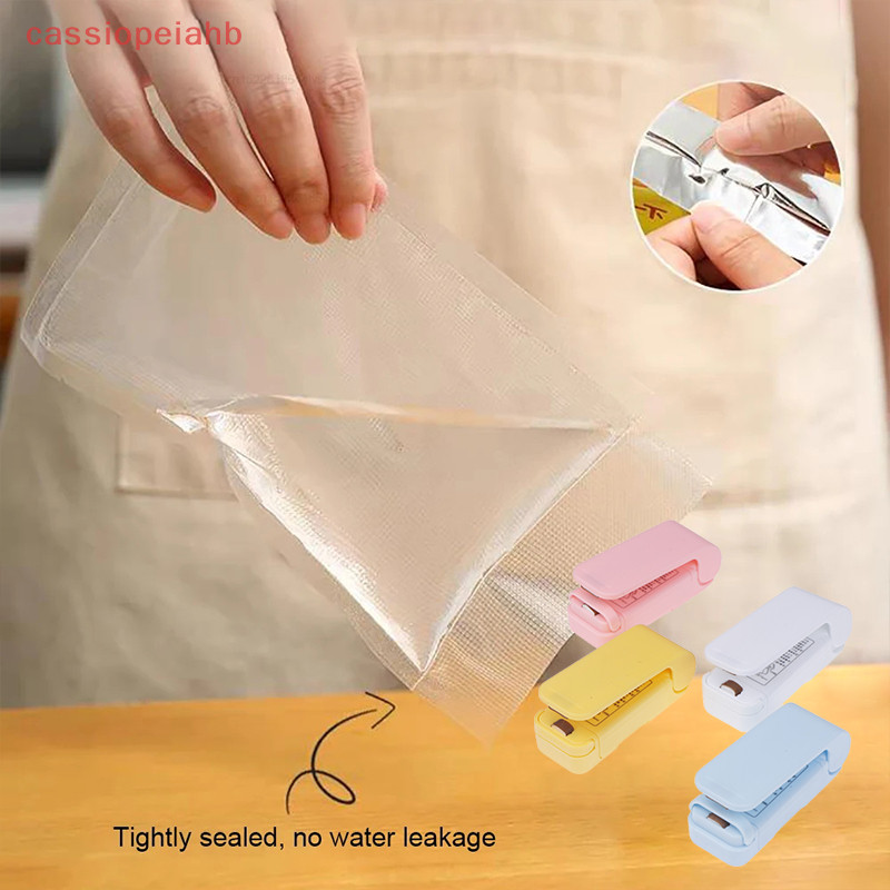 (cassiopeiahb) Mini Seladora De Sacos Térmicos Seladores Plásticos Fechamento Para Lanches Embalagem Portátil De Cozinha Gadgets