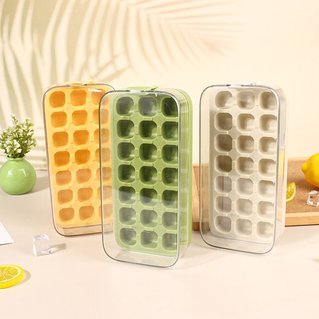 Forma de Gelo Silicone Bandeja 21 Cubos - A783