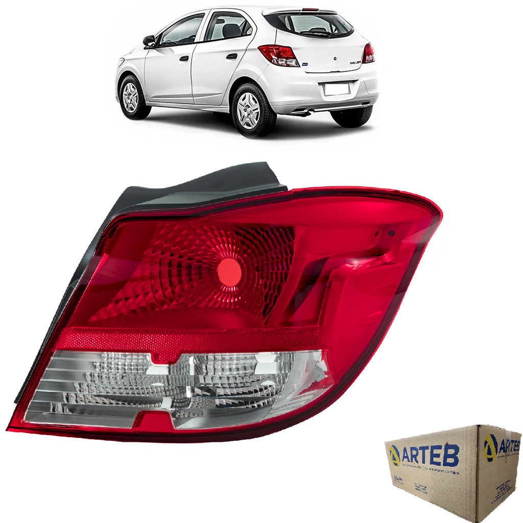 Lanterna Traseira Original Onix Lt Joy 2012 2013 2014 2015 2016 2017 2018 Cristal Lado Direito Original Arteb em Oferta na Shopee