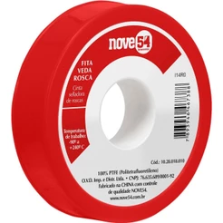 Fita Veda Rosca 12mmx10m Ptfe Teflon Peça Nove54