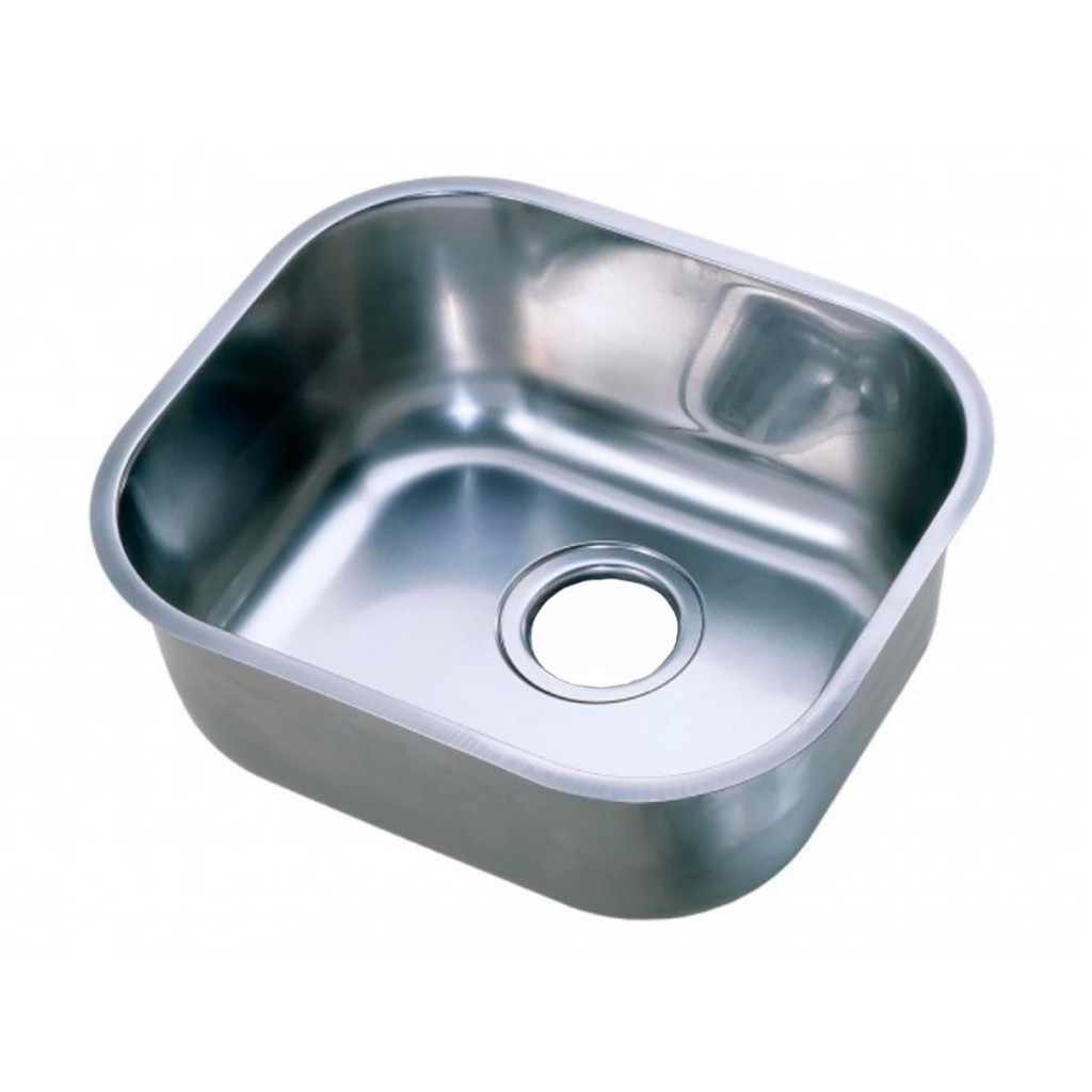 Cuba Aço Inox 430 Cozinha Sem Valvula 40x34x14cm Tecnocuba GNX - Home & Living