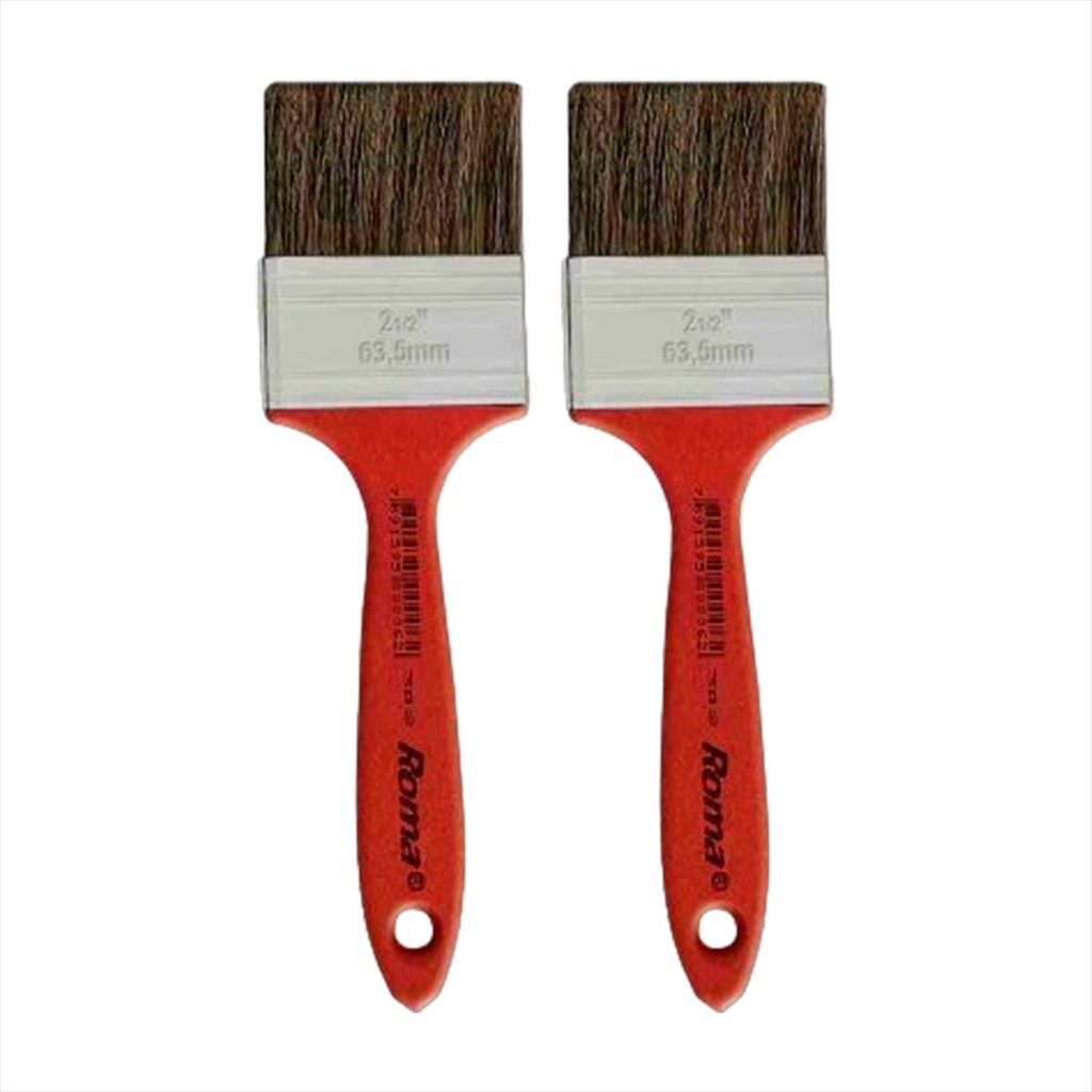 Pincel Trincha Multiuso Pintura Latex Acrílica 2.1/2 Kit C/2