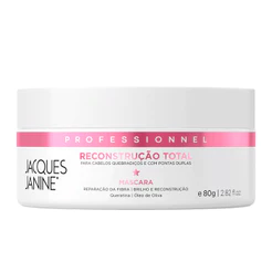 Máscara Tratamento Creme Reconstrução Total Jacques Janine 80g