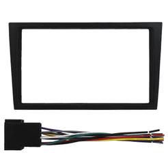 Kit Moldura Painel 7 Pol Corsa 02 A 10 Montana 03 A 10 Meriva 03 A 12 Vectra 05 A 11 2 Din Preto Prata Grafite