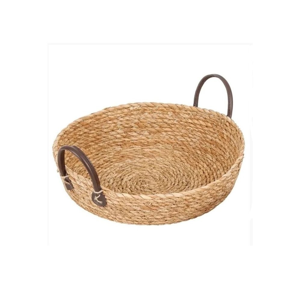 BANDEJA EM SEAGRASS PARACANAS NATURAL 30X30X7CM