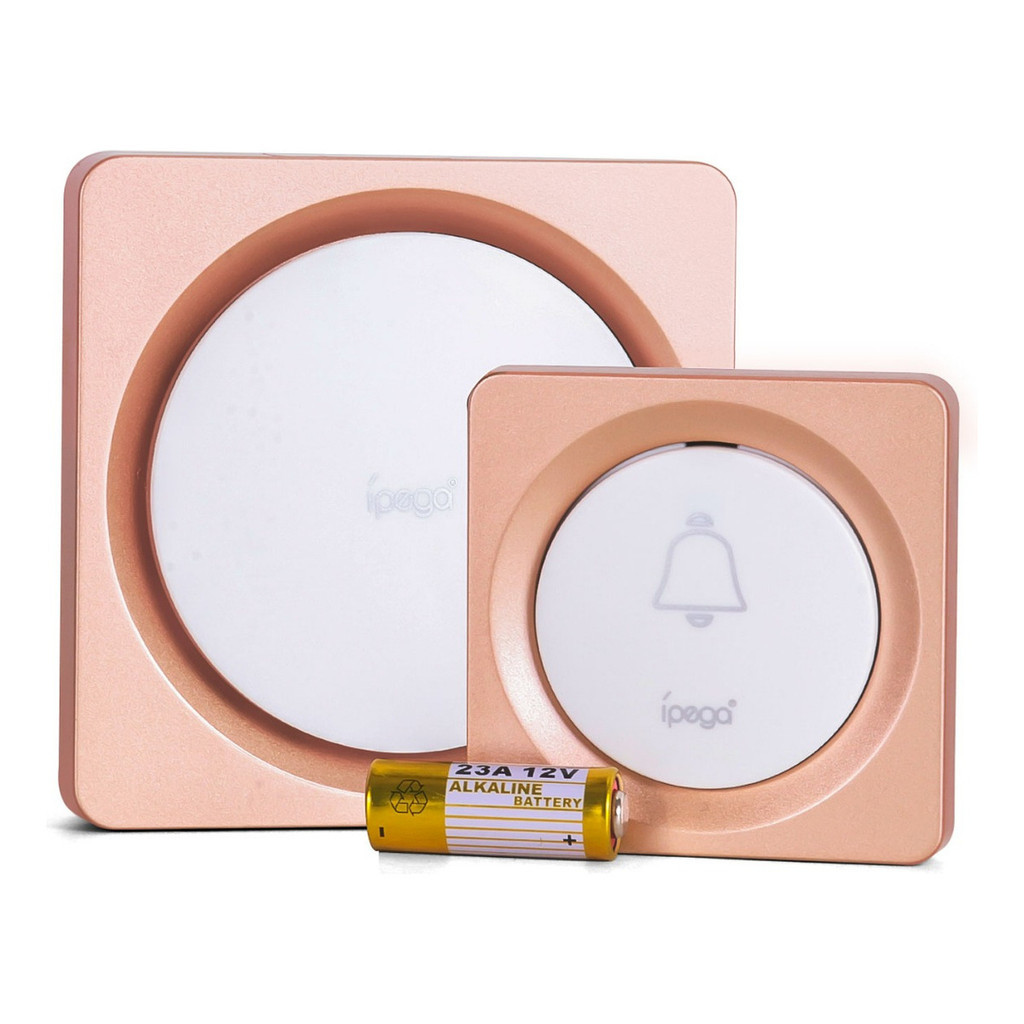 Campainha Sem Fio Com Bateria Residencial Wireless 150metros 110v/220v