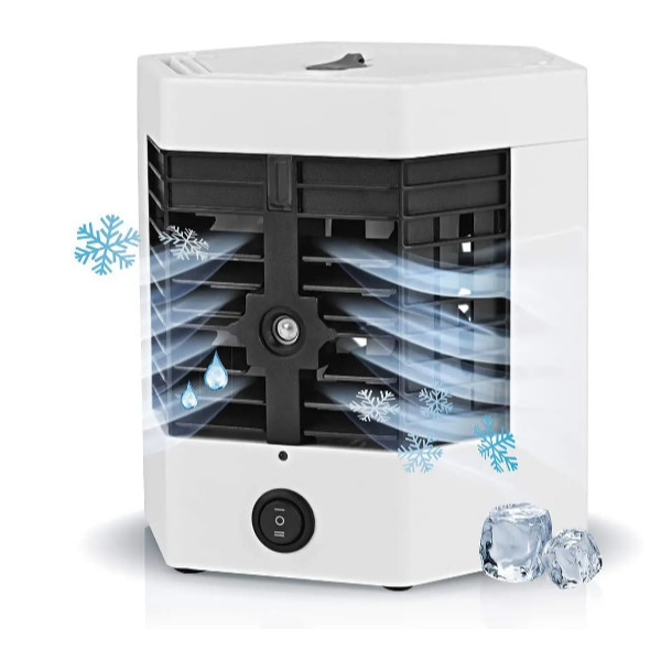 Ar Condicionado Usb Ventilador com Nevoa Portátil Air Cool Ultra Pro Umidificador Climatizador