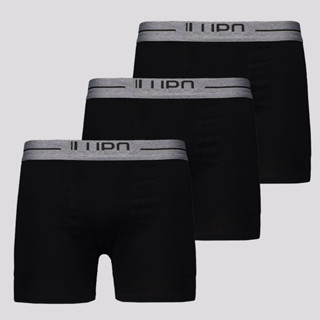 Kit de 3 Cuecas Boxer Lupo Anatomic Shape I Preta em Oferta na Shopee