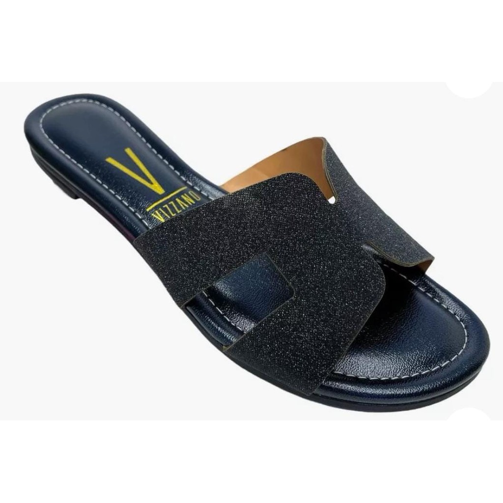 Sandalia Rasteira Feminina Vizzano modelo fashion elegante confortável versátil moderna Ref 6371.167