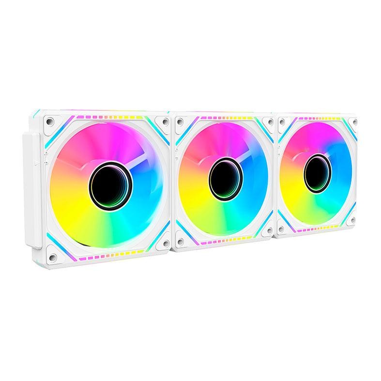 Kit Ventoinhas Alseye Mirror Pro Max, ARGB, 3x120mm, Branco, MIRROR-PRO-MAX-W - Computers & Accessories