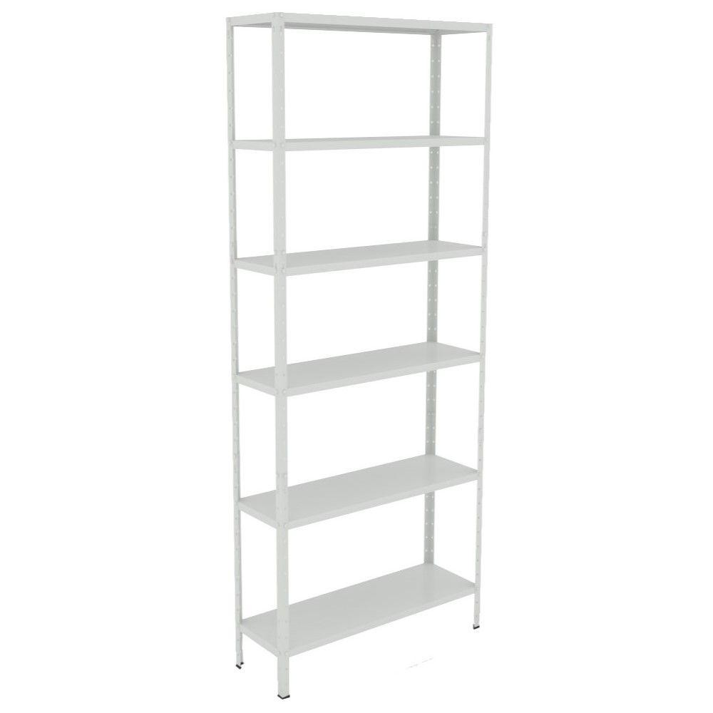 Estante Aço 6 Prateleiras Eaf013 Branco - Home & Living