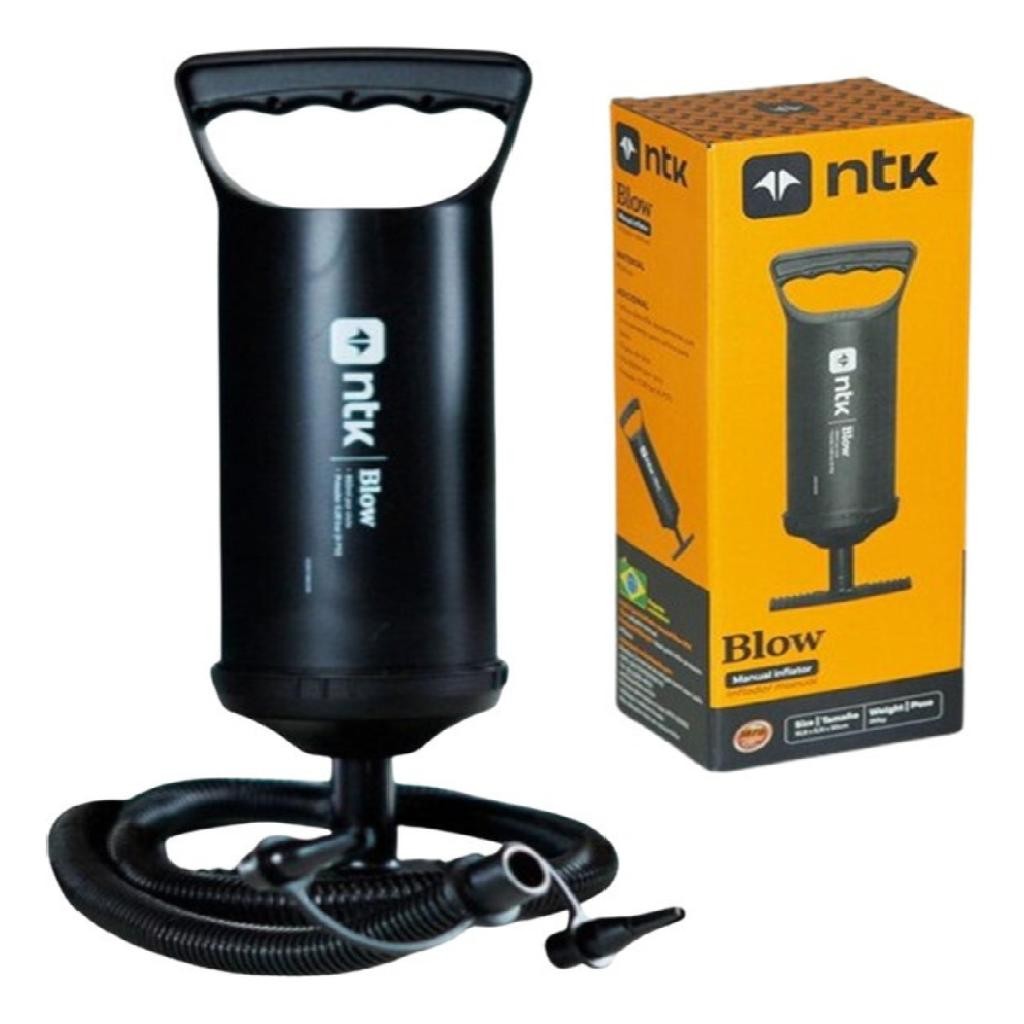 Bomba Ar Inflador De Colchão Boia Piscina 3 Bicos Manual Ntk Nautika - Home & Living