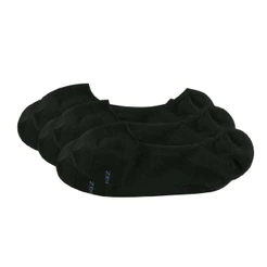 Kit com 3 Pares Meias Sapatilhas Preto