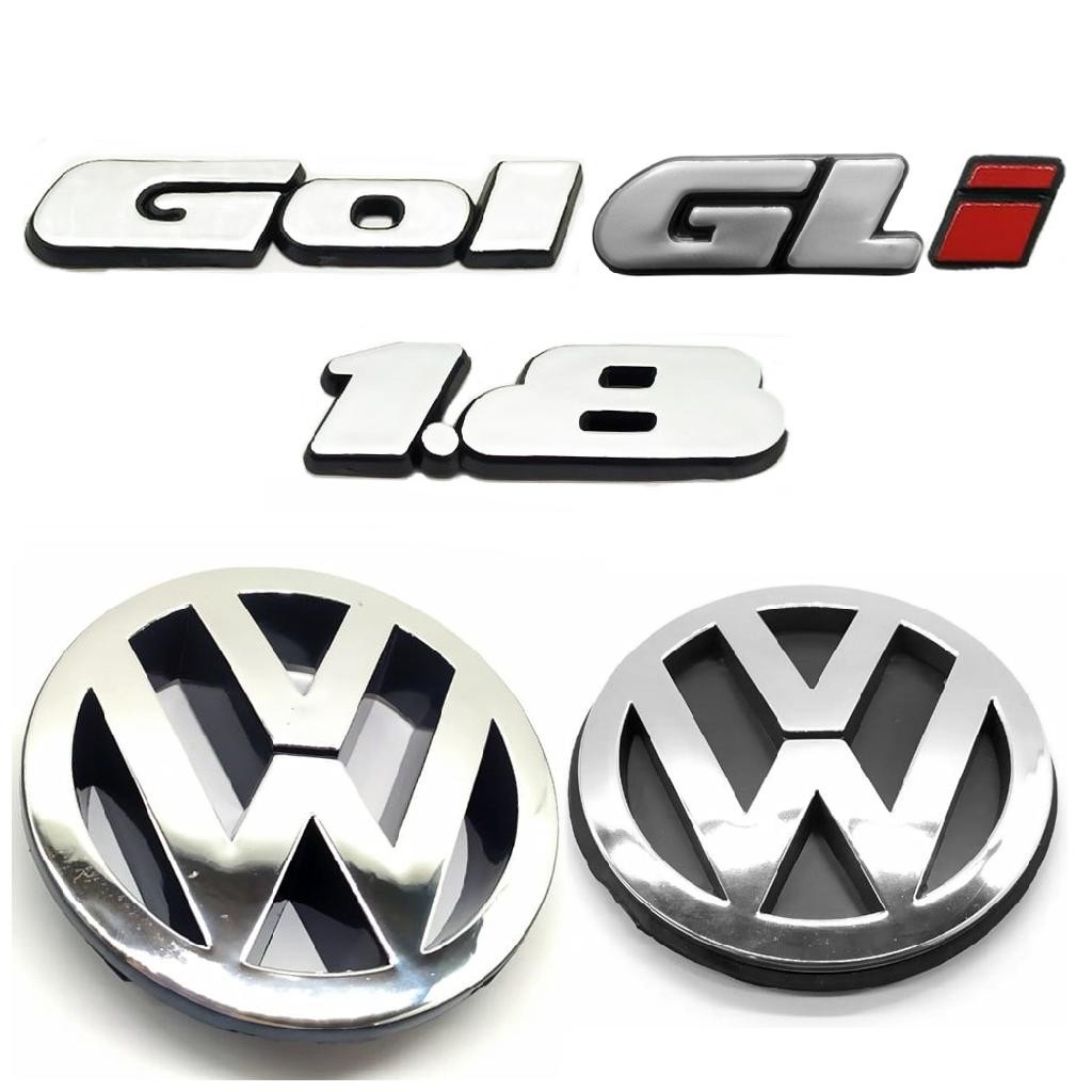 Kit Emblemas Gol Gli 1.8 - Bola G2 95 À 99 - Modelo Original