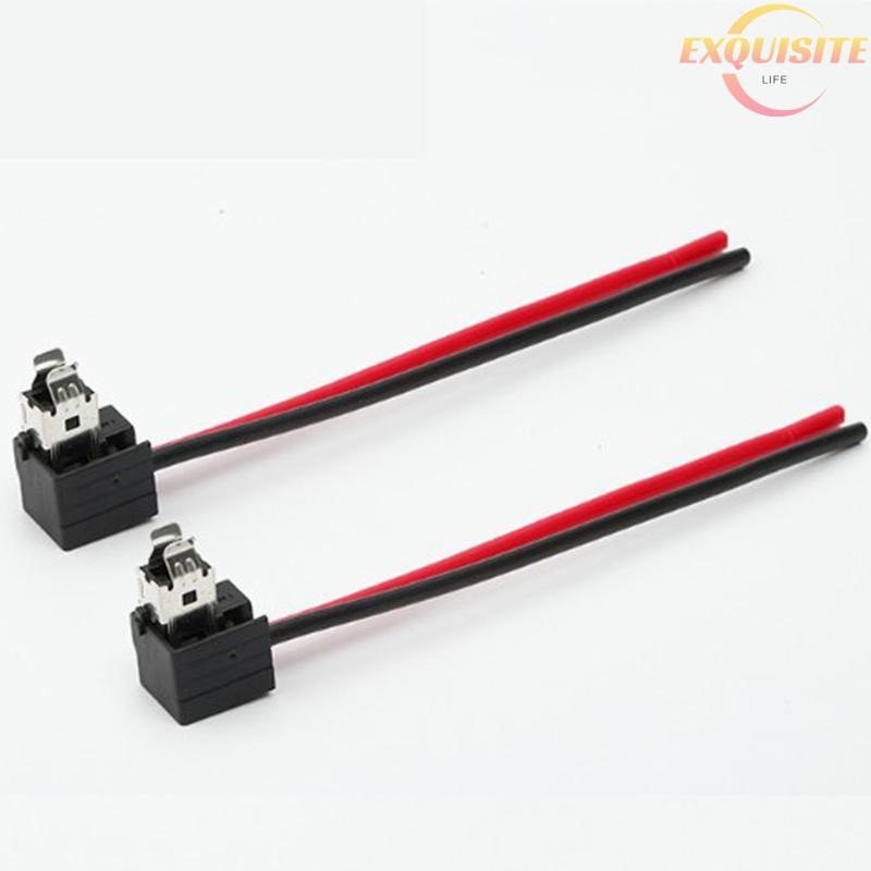 [EL] 2 Unidades De Soquete De Lâmpada De Farol , Chicote De Fiação , Linha De Plugue Para H1 Nova