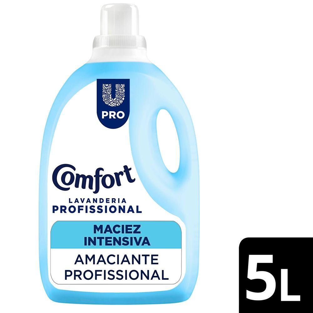 Amaciante Comfort Lavanderia Profissional Maciez Intensiva 5L em Oferta na Shopee