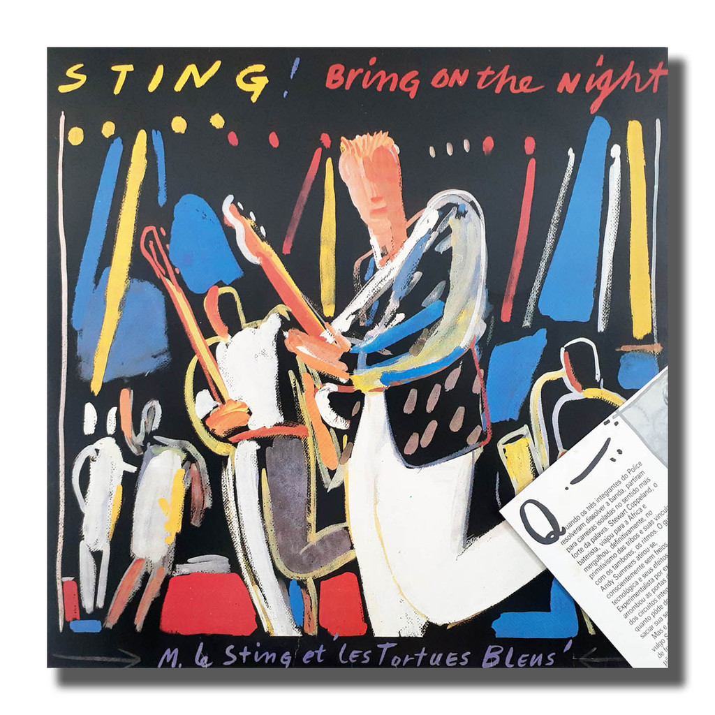 LP Sting Bring On The Night - Vinil Duplo 1986 Encarte - Hm