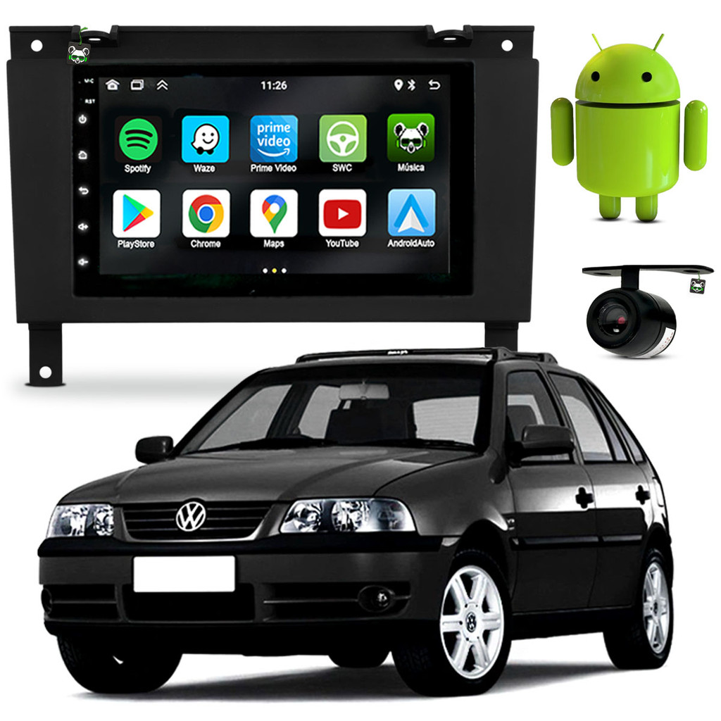 Kit Central Multimidia Android 7 Pol Gol G3 2000 2001 2002 2003 2004 2005 em Oferta na Shopee