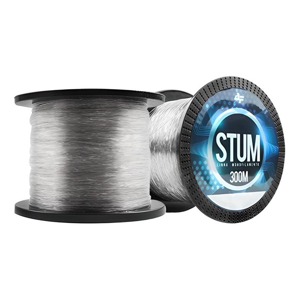 Linha de Pesca Stum Mono Gray c/ 300m 0,60mm - Albatroz - Sports & Outdoors
