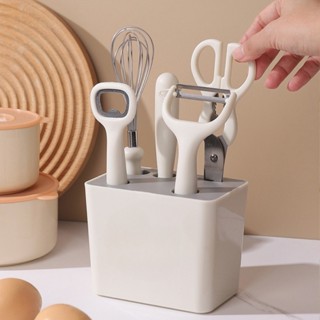 Kit6 Faca De Frutas Descascador De Frutas E Legumes Abridor De Garrafas Com Suporte Para A...