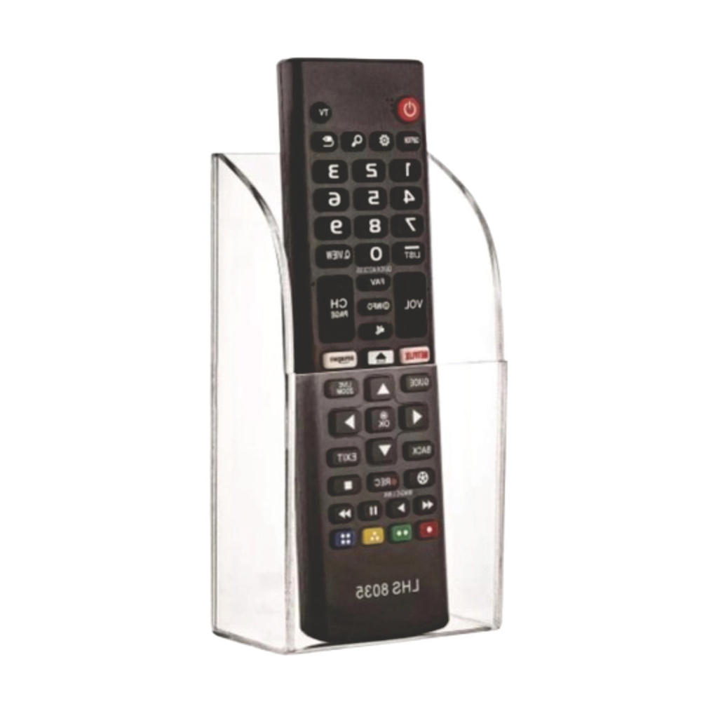 Suporte 1 Controle Remoto, Ar, Tv,  Home,  Em Acrílico em Oferta na Shopee