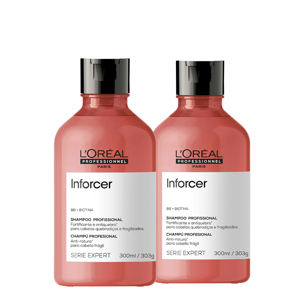 Kit L'Oréal Professionnel Inforcer Serie Expert Shampoo (2 unidades) em Oferta na Shopee