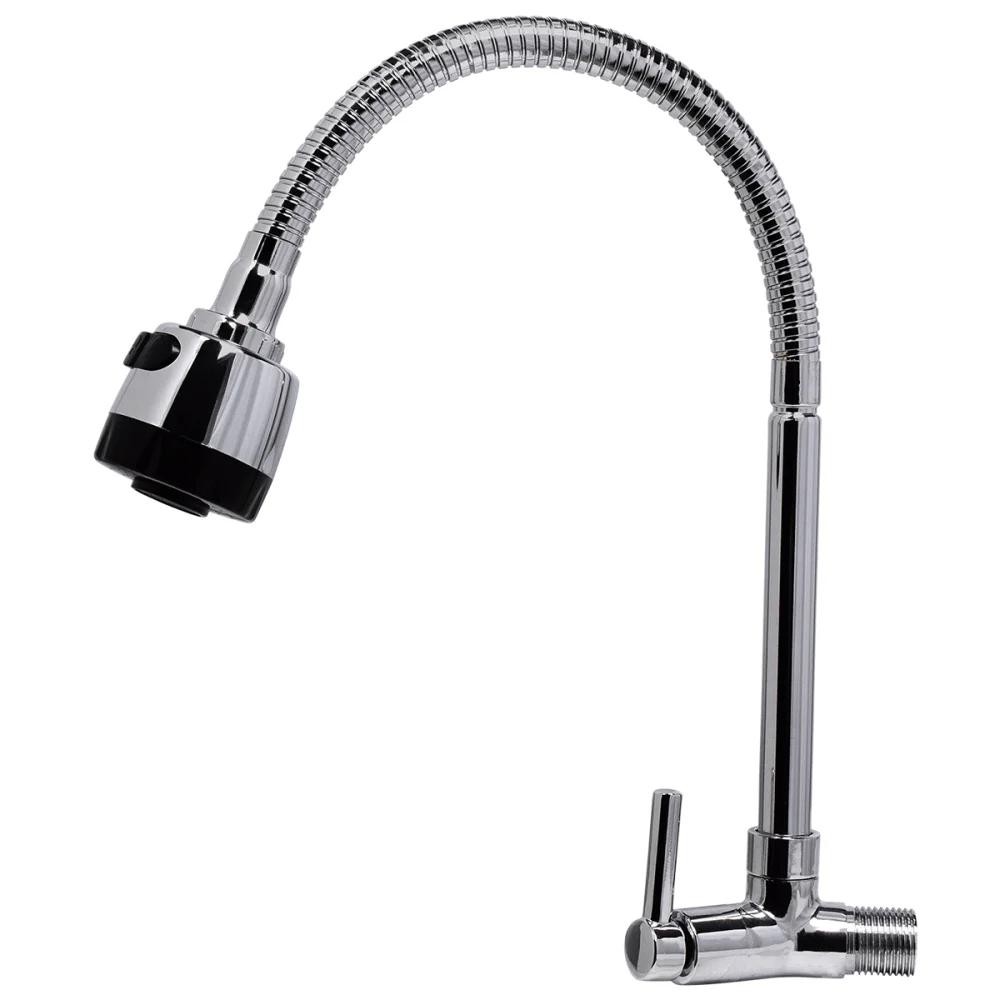 Torneira Para Cozinha Bica Flex Parede Latáo Aço Inox Abertura Rápida C60 Goumet Liege em Oferta na Shopee