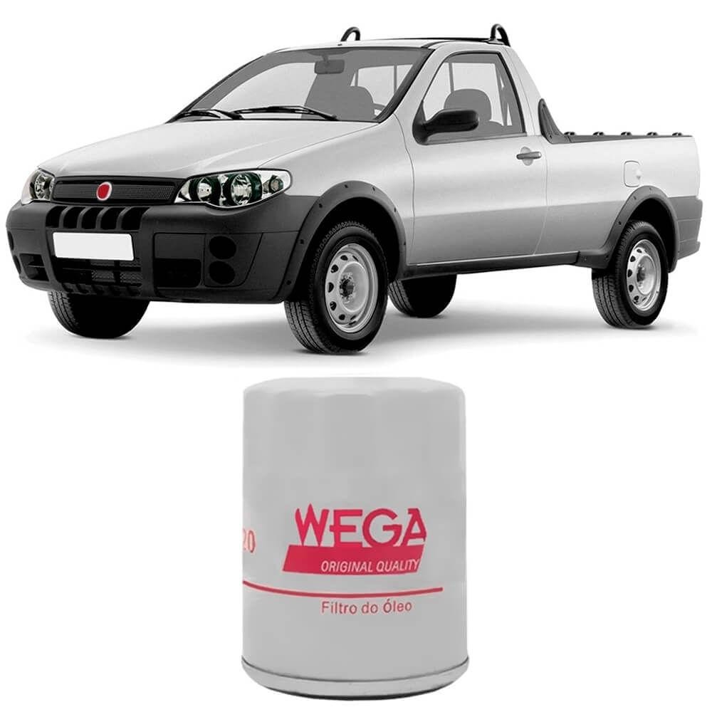 Filtro Óleo Fiat Strada 1.4 2006 A 2017 Wega em Oferta na Shopee