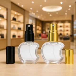 Kit Frasco Vidro 5ml Maçã Rosca 13/410 Natural C/ Spray Dourado ou Preto Metalizado em Oferta na Shopee