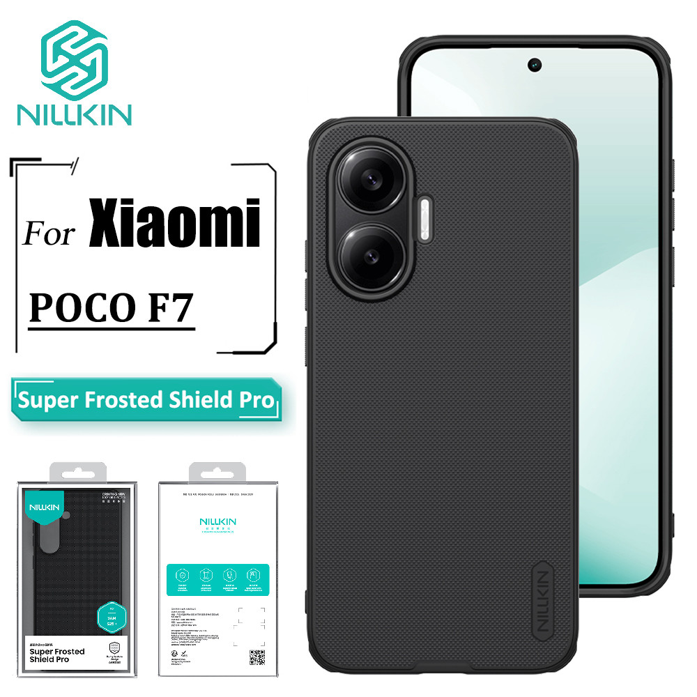 Nillkin Para Xiaomi Poco F7 Caso Super Frosted Shield Pro Anti Impressão Digital À Prova De Choque Traseiro em Oferta na Shopee