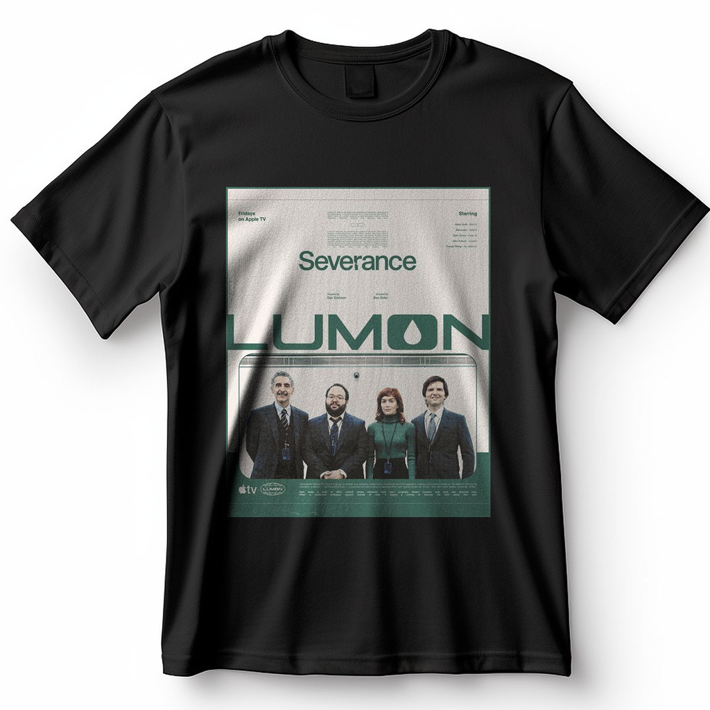 Camiseta Severance Lumon Industries Elenco Apple TV Blusa Camisa 100% Algodão