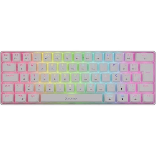 Teclado Mecânico Fortrek Gravity Air Compact Wireless Branco [F002]