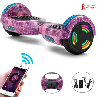 Overboard Infantil 6.5" - Skate Elétrico com Caixa de Som Bluetooth e Bateria Longa Duração