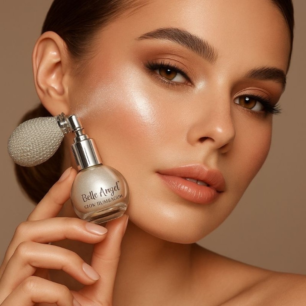 Iluminador Glow Belle Angel — Brilho Radiante e Sofisticado para Sua Make! em Oferta na Shopee