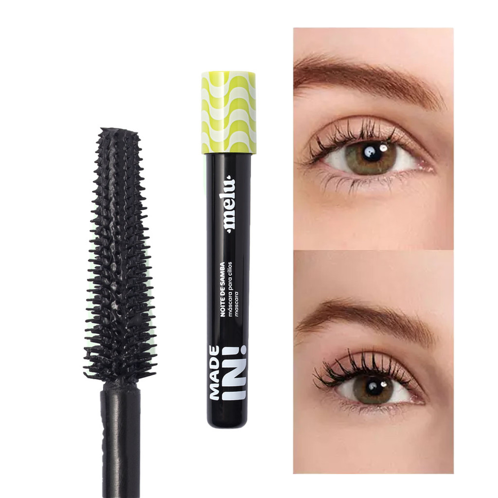 Mascara de Cilios Noite de Samba Melu Ruby Rose Made In Preta Rr-E2001 em Oferta na Shopee
