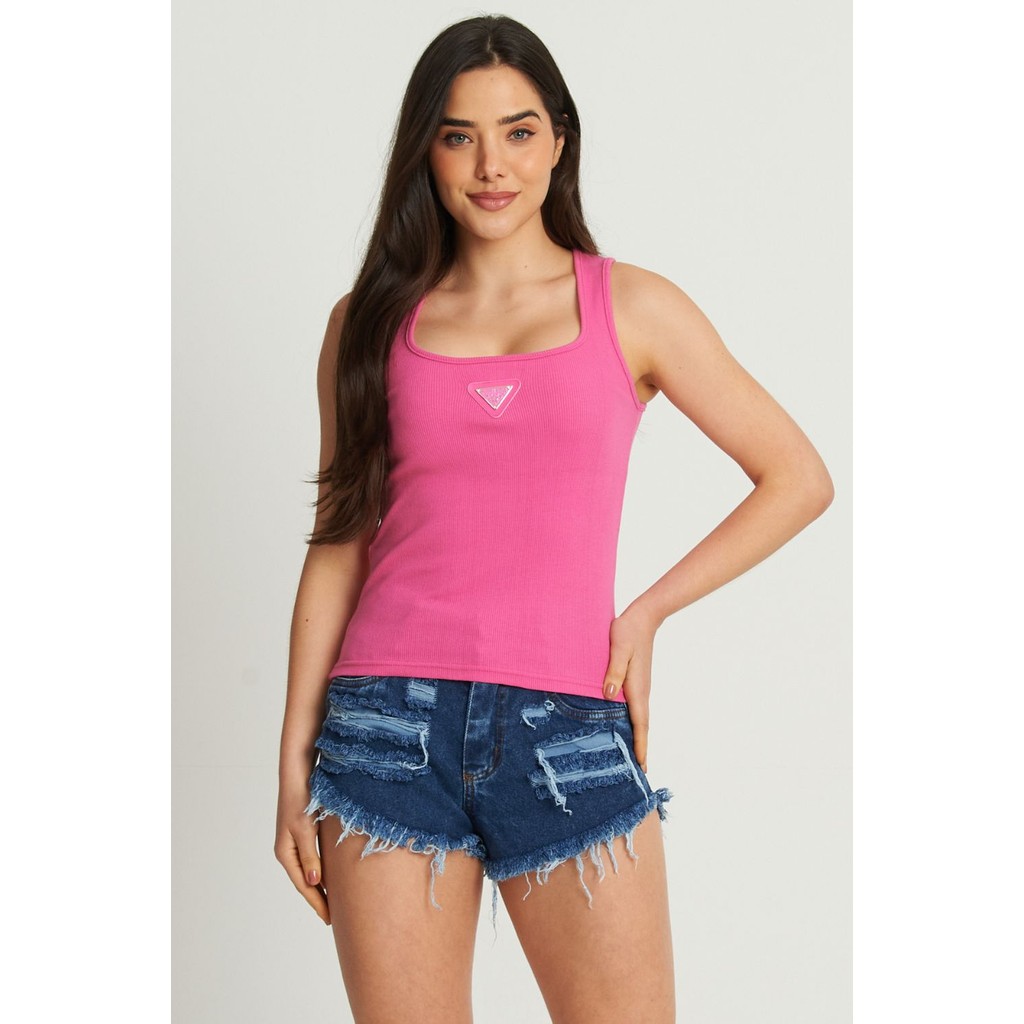 Regata Decote Reto Planet Girls Rosa Claro - Women Clothes