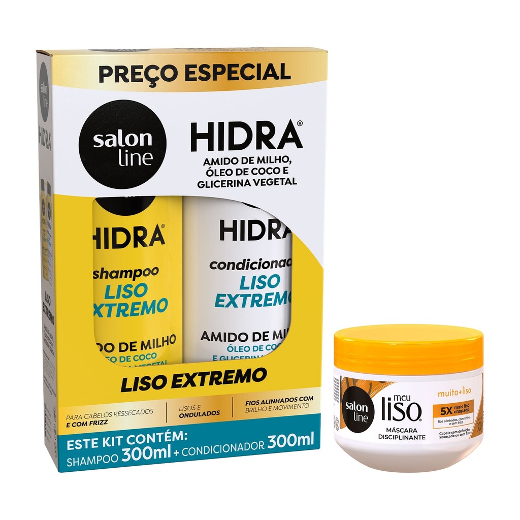 Kit onduladas com Hidra e Meu Liso - Beauty