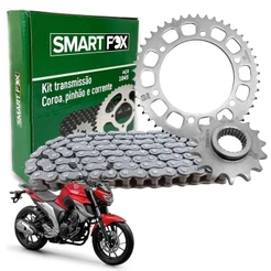 Kit Transmissão Relação Fazer 250 Fz25 2018 2019 2020 2021 2022 2023 Aço 1045