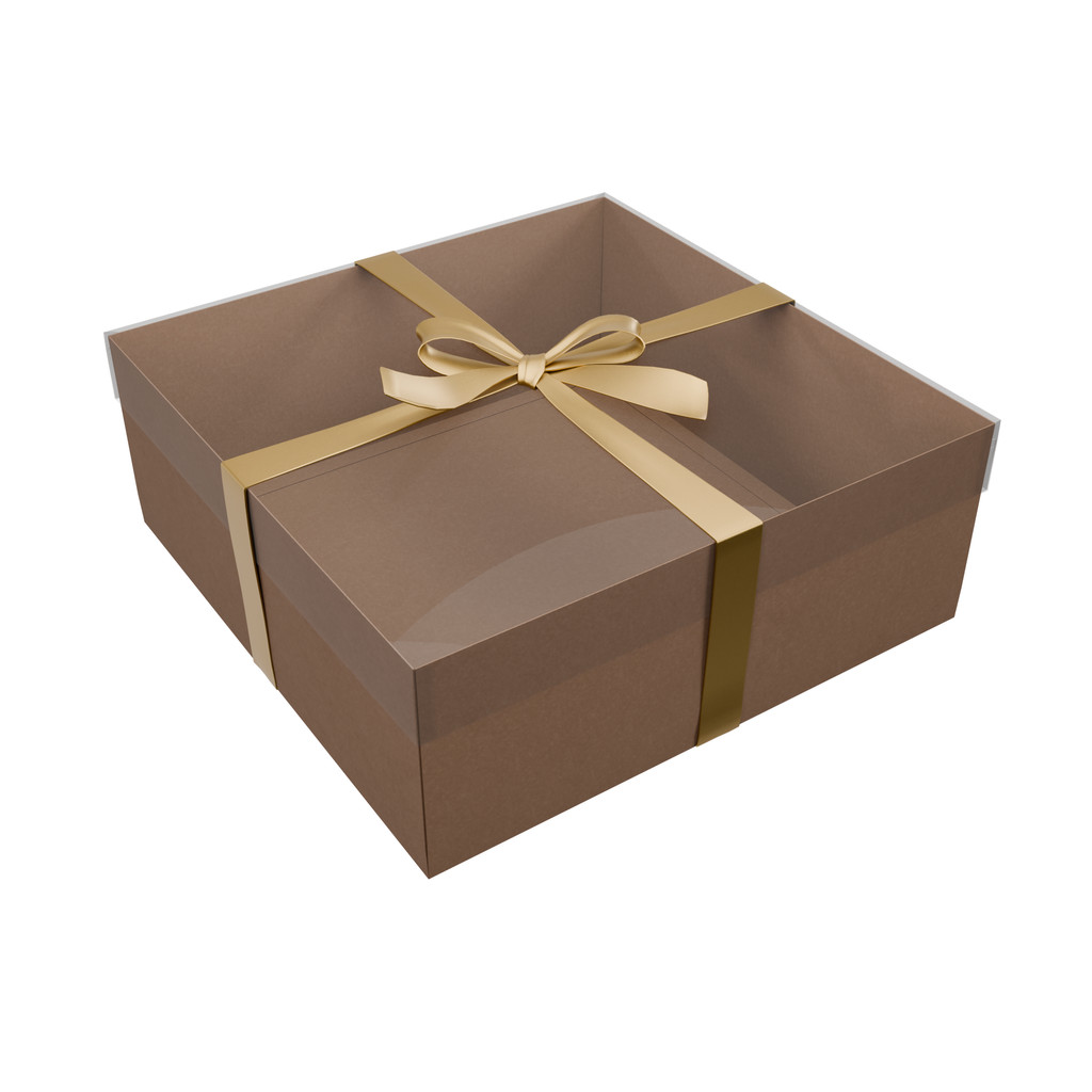 10 Caixa Kraft para Presente 24x24x9 cm Caixa Dia dos Pais!