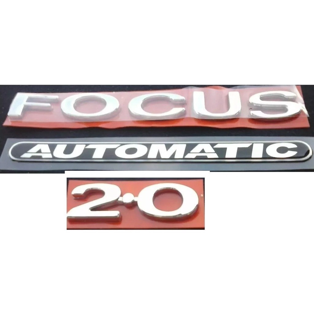 Kit Emblema Nome Focus+ Automatic+ 2.0 .